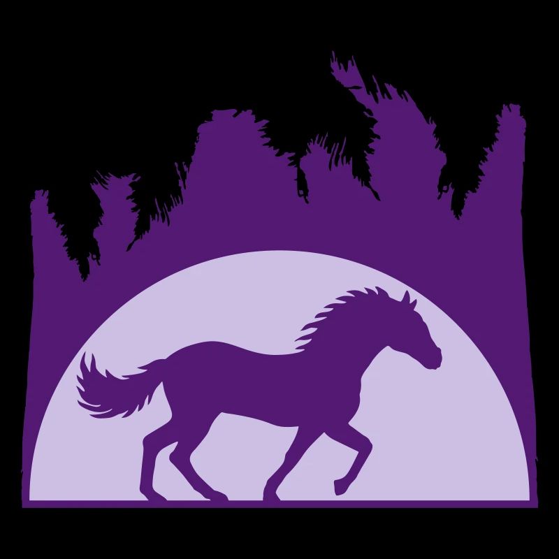 Sun Beach Palm Horse
