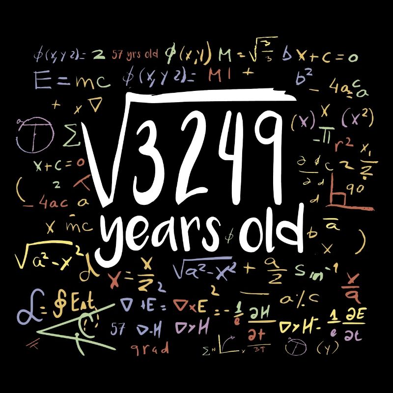 57th Birthday Square Root of 3249: 57 Years Old