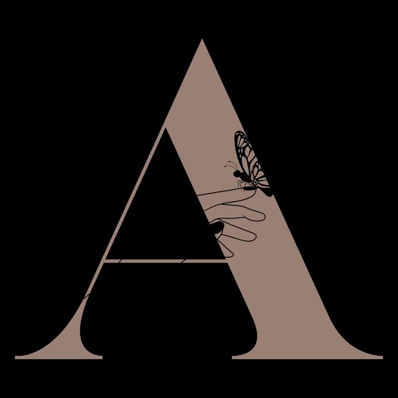 Magic butterfly letter