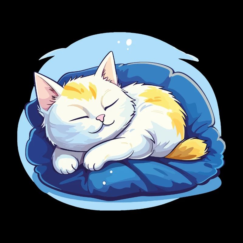 Sleeping Cat Official Sleep Shirt Kitten