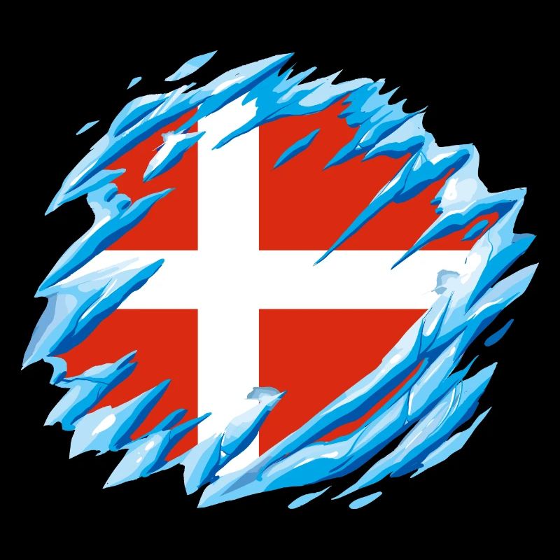 Drapeau du Danemark Drapeau de la Scandinavie Drapeau du Danemark Voyage