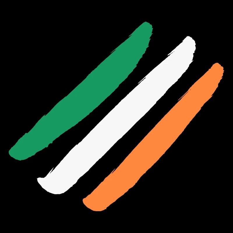 Irlande / Drapeau de l’Irlande - Diagonal - Élégant