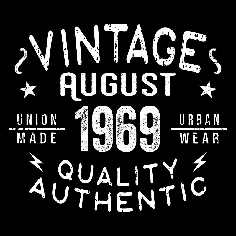 August 1969 Geburtstagsgeschenk August 1969 Retro