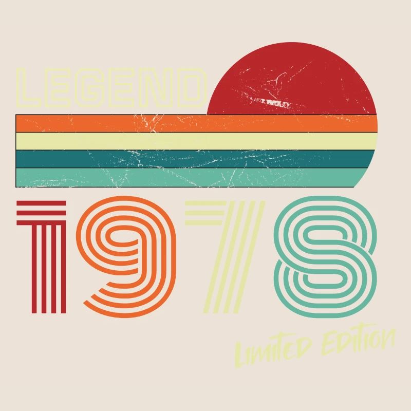 Legend 1978 Geburtstagsshirt Geschenk Jubiläum