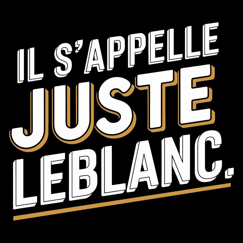 Il s'appelle juste Leblanc
