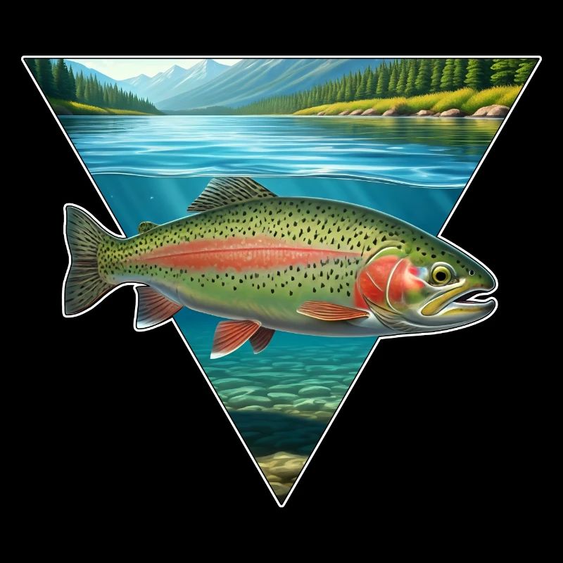 Forelle Angeln Regenbogenforelle Fliegenfischen