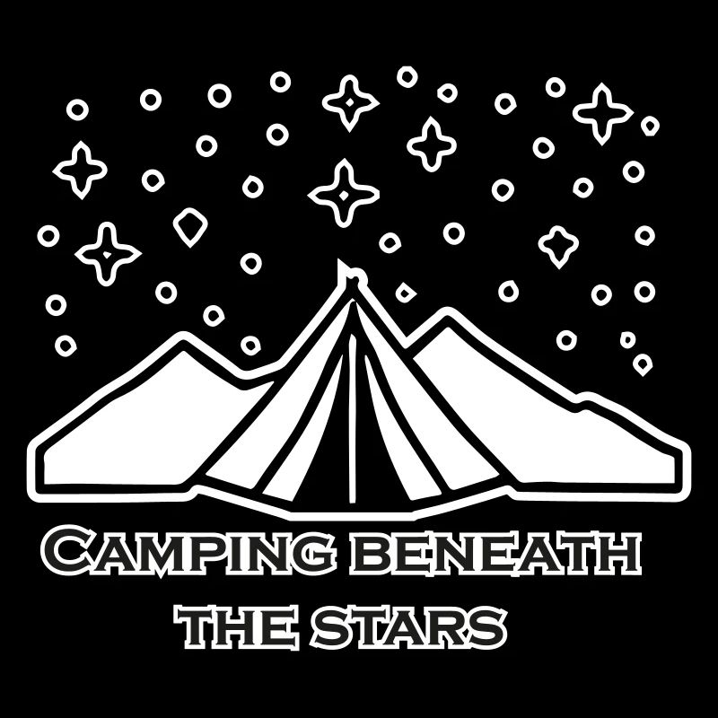 Zelt unter den Sternen - Camping unter den Sternen Design