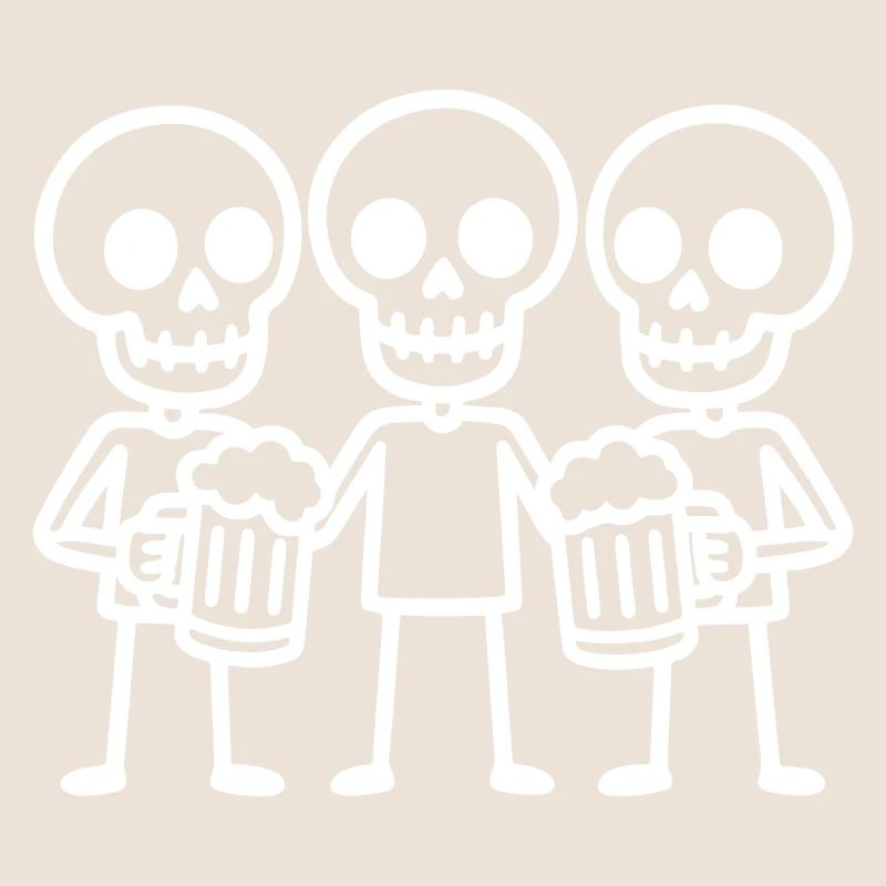 Skeleton Beer Drinking Team
