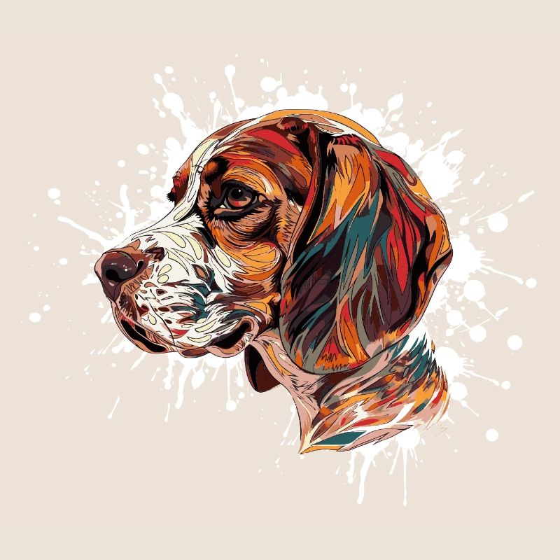 Beagle Farbexplosion