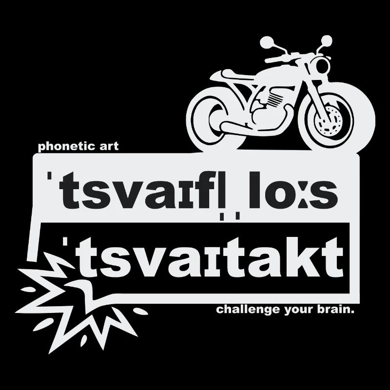 Undoubtedly two-stroke - phonetic art