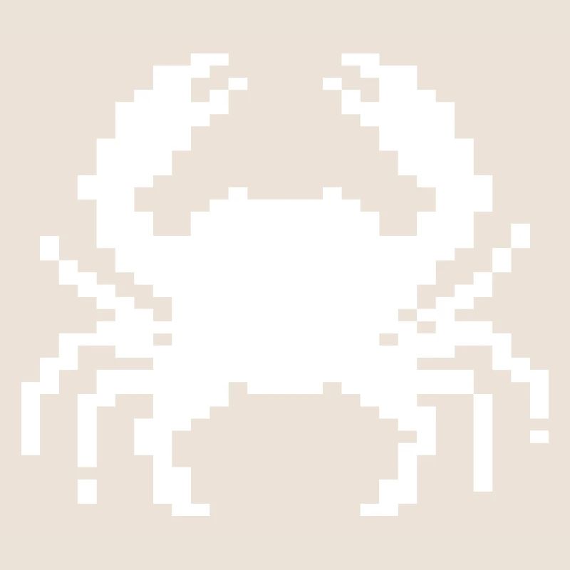 Conception du crabe pixel