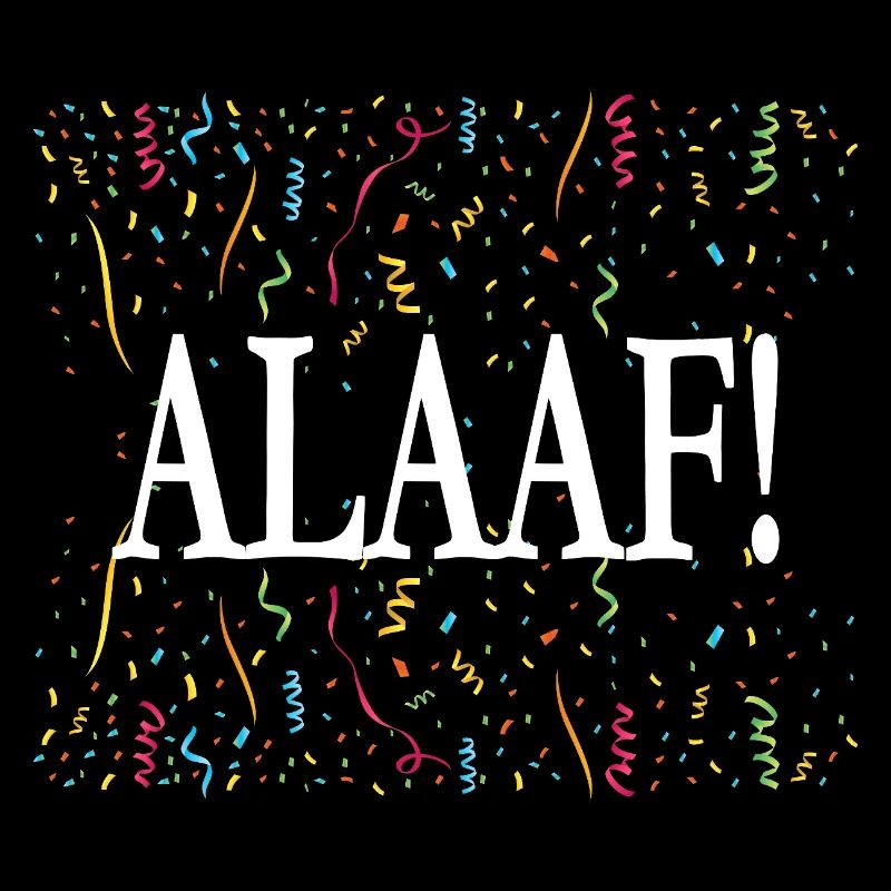 ALAAF! Karneval Shirt mit Konfetti