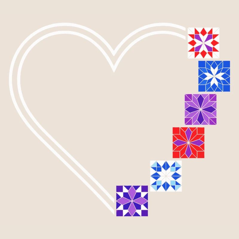 Quilting Passion | Hearts and Patchwork Blocks