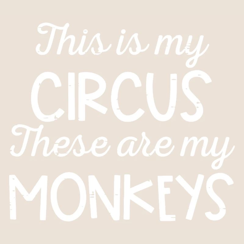 Typographie des singes de cirque