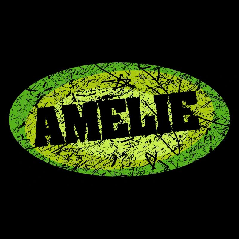 Amélie rétro avec des rayures comme idée cadeau