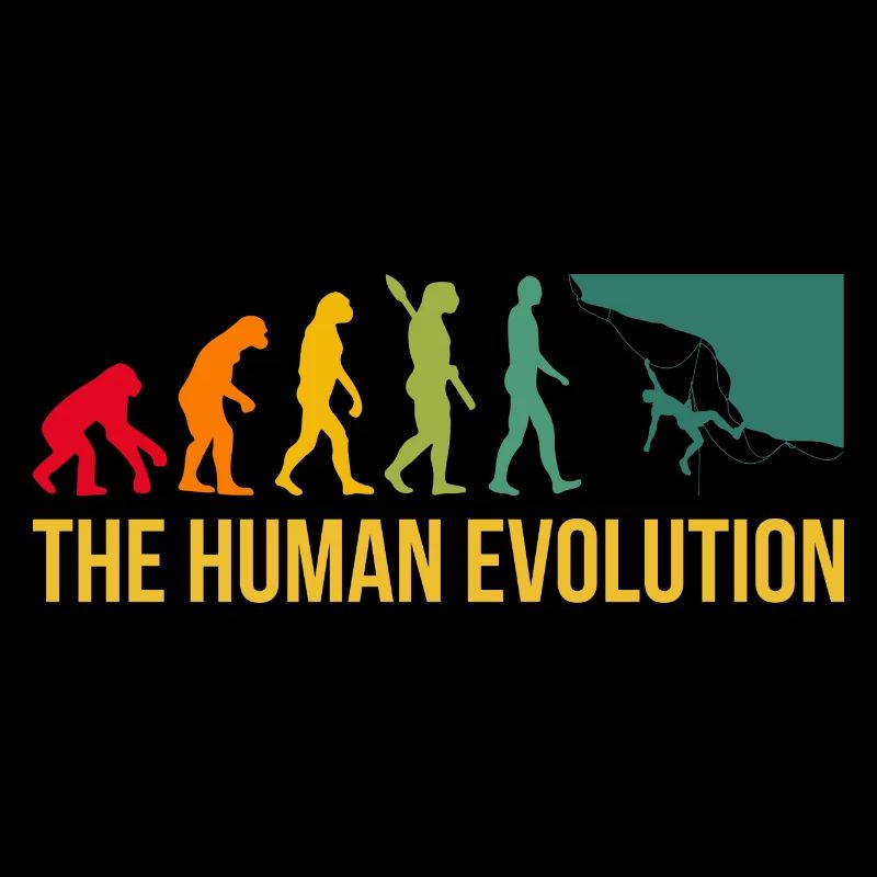 Evolution Graphic Climbing Climber Bouldering Boul