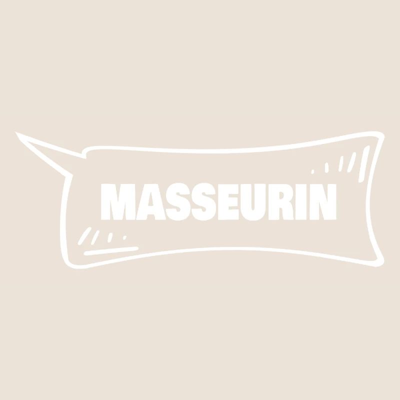 Speech bubble masseuse