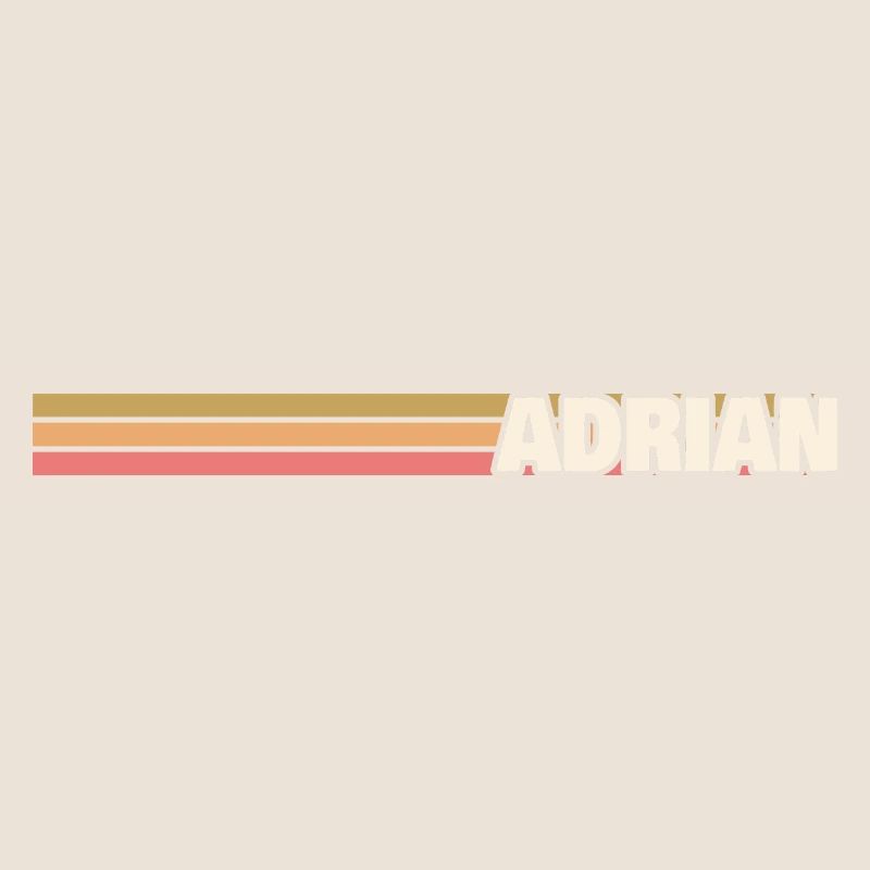 First name for Adrian Style Retro