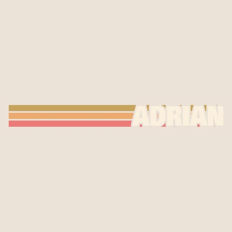 First name for Adrian Style Retro