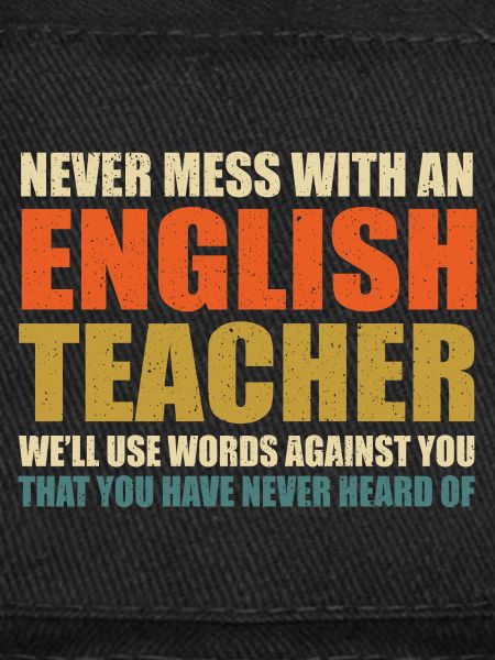 Professeur d'anglais disant