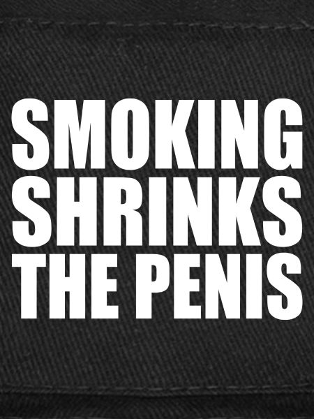 Smoking shrinks the penis