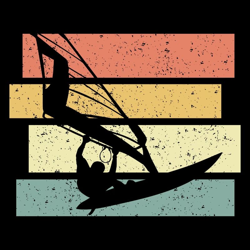 Windsurfing vintage retro windsurfing legend