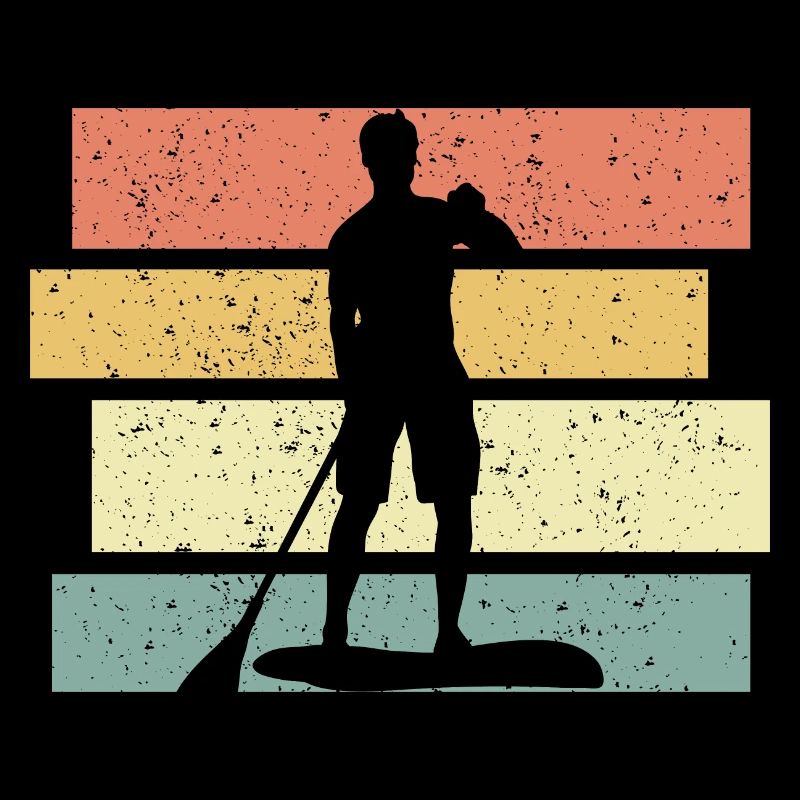 Paddleboard vintage retro Paddleboard Legend