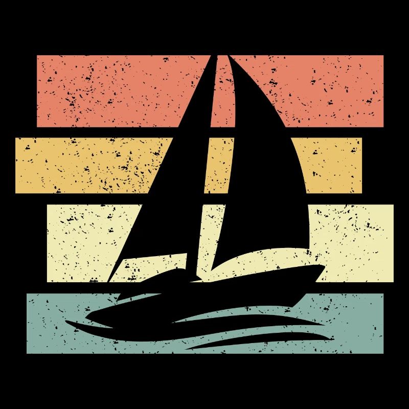Sailing Retro Vintage