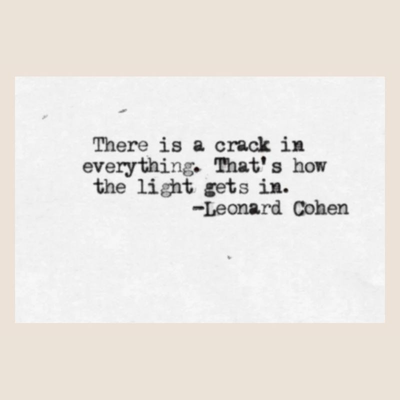 Quotedesign - Leonard Cohen