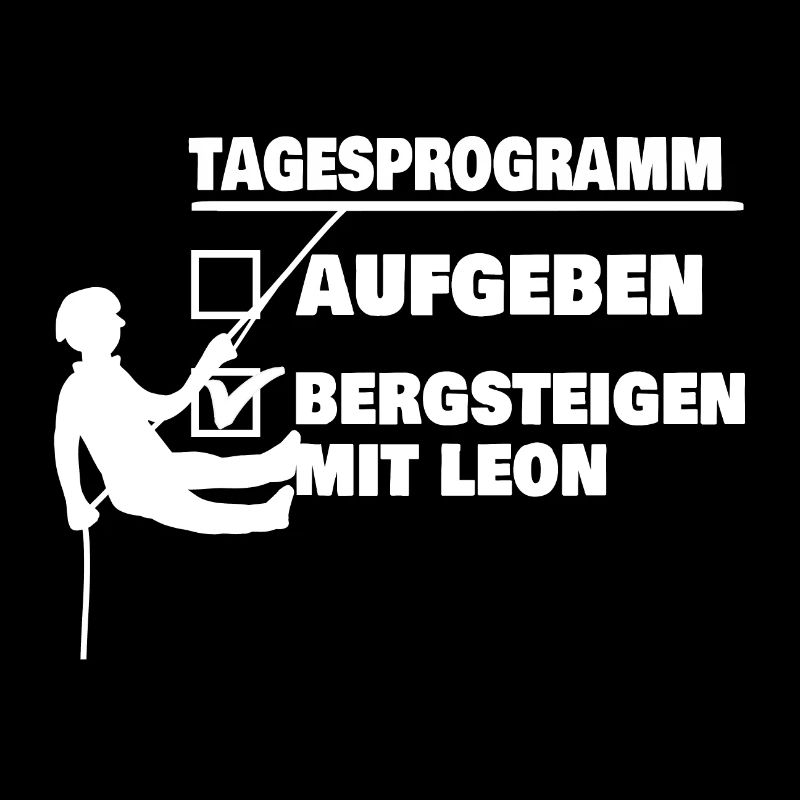 Berg mit leon oder aufgeben
