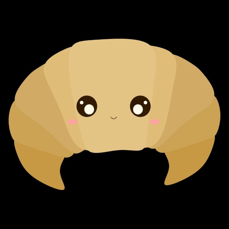 Croissant kawaii