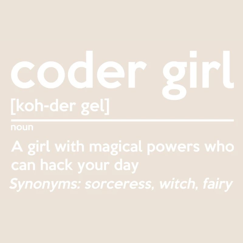 Coding Girl Definition Noun Software Developer Pro