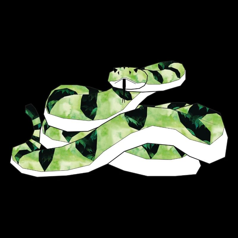 serpent vert