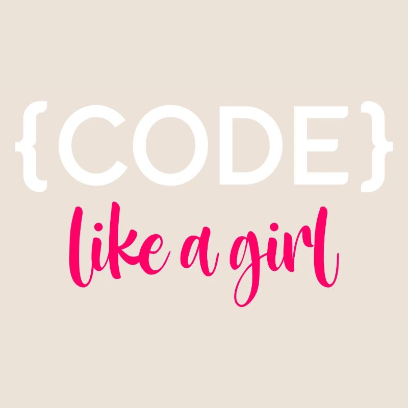 Code Like A Girl Programming Coder Computer Geek D