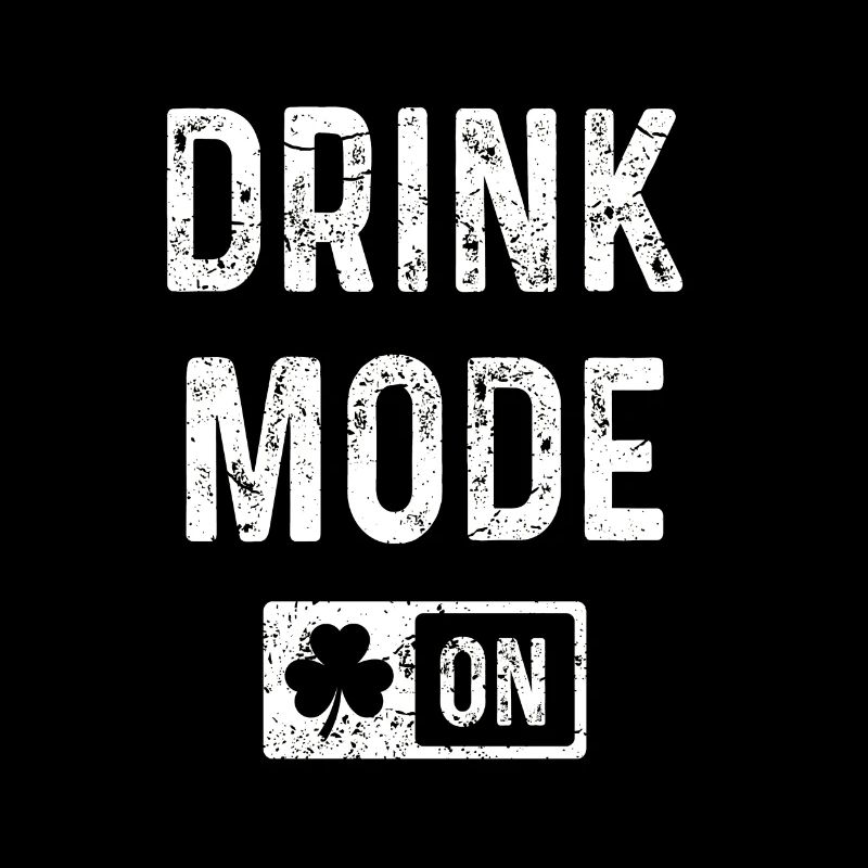 Drink Mode St. Patricks Day T Shirt Geschenk