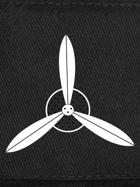 Hélice d'avion blanc