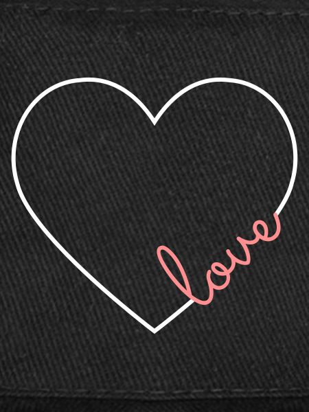 Love heart frame