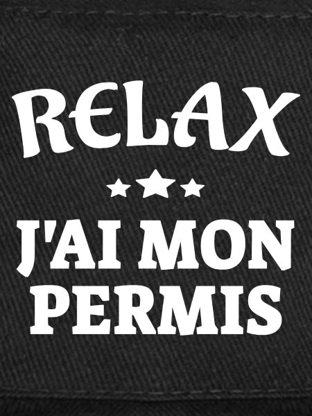 Relax - J'ai mon permis (White)