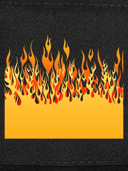 fire flame flame wall