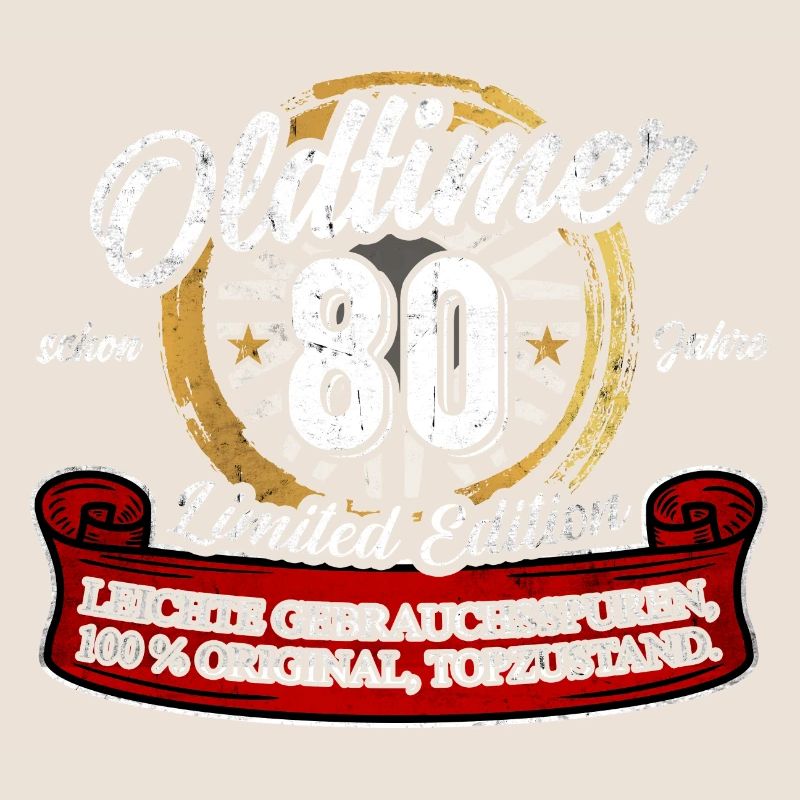 80. Geburtstag Oldtimer Model 80 Jahre Geburtstag