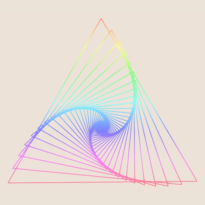 arc-en-ciel triangle
