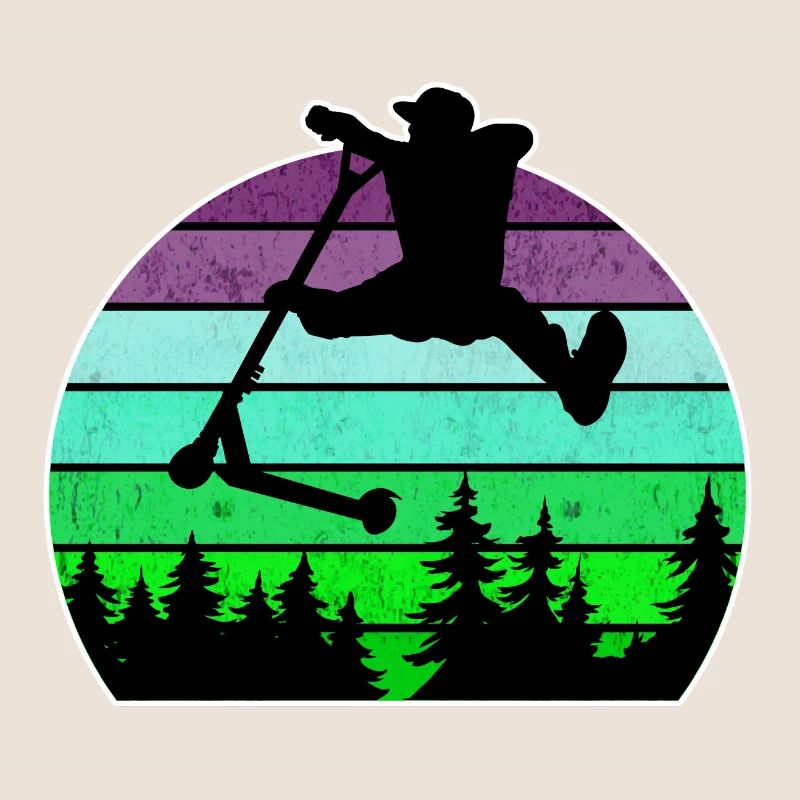 Escooter Scooter Stunt