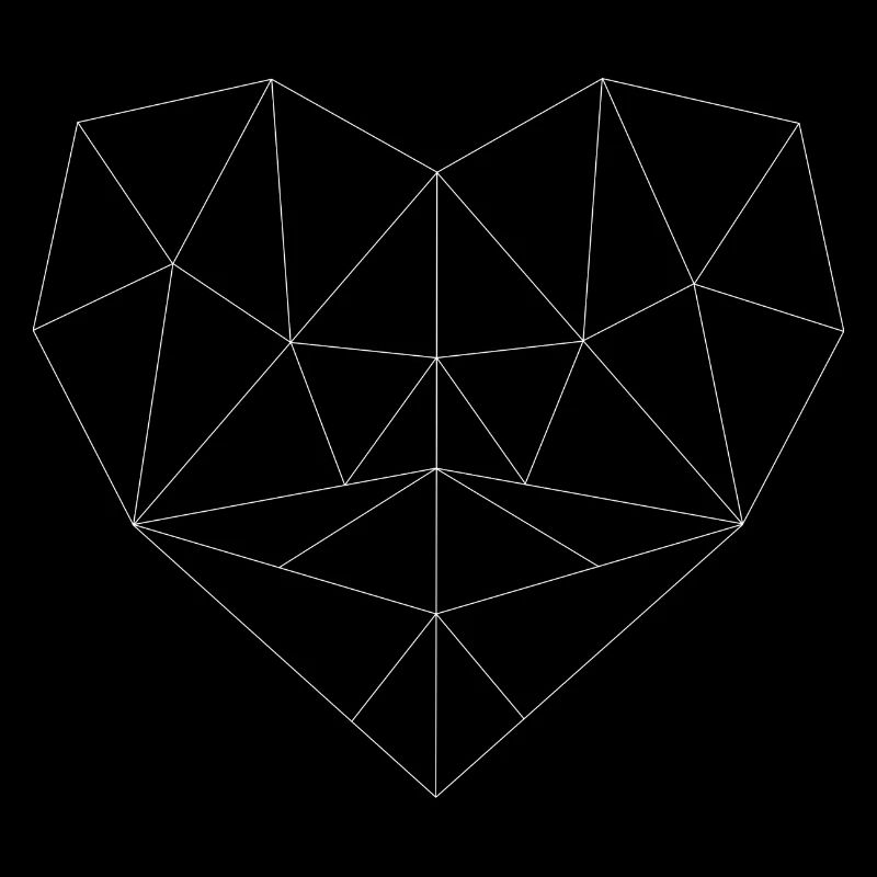 coeur blanc, je t’aime, idée cadeau