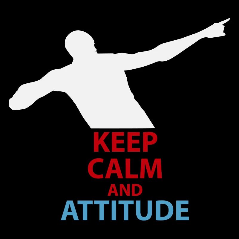 Calm and Attitude Silhouette
