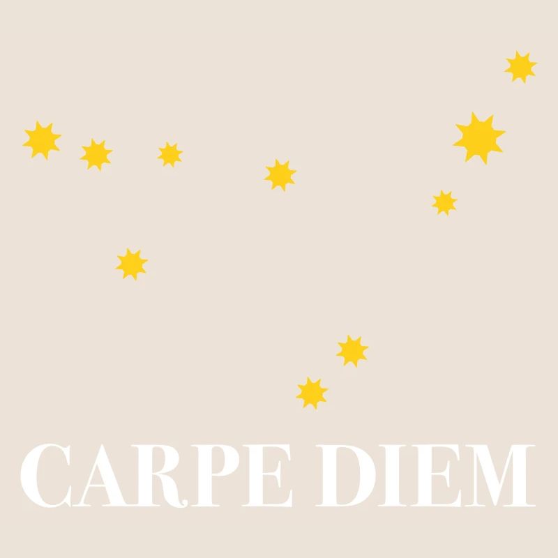 Carpe Diem nutze den Tag Sternbild Steinbock Deneb