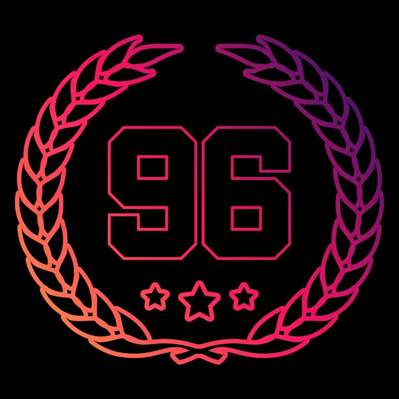 96 Number wreath