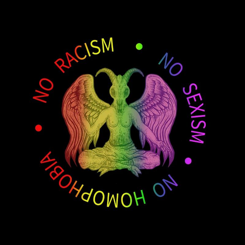 Baphomet Pentagram Symbol Satanas - Pas de racisme