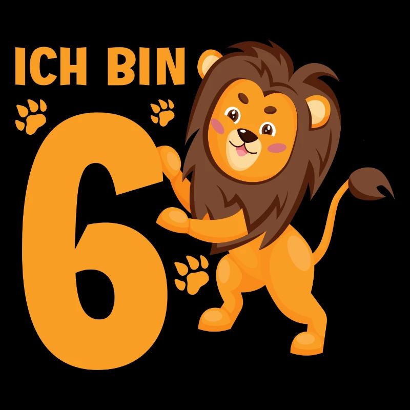 6 Jahre Löwe Löwen 6 Kindergeburtstag