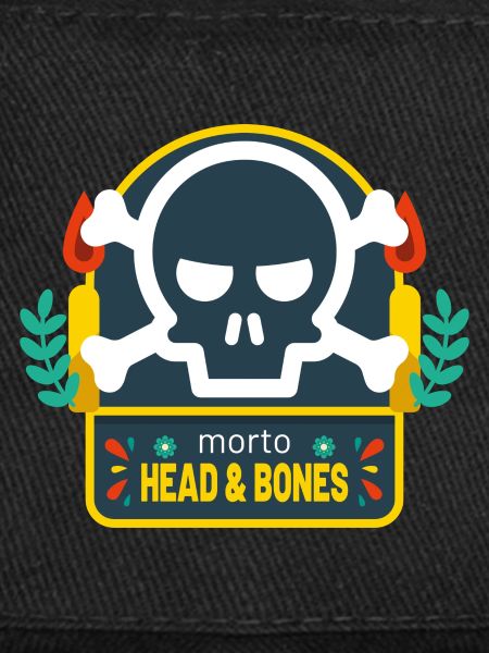 Head and bones candle