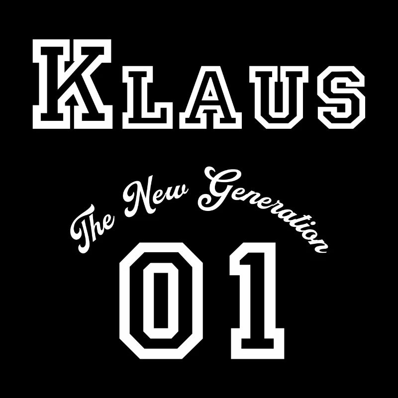 First name: Klaus - "The New Generation", white
